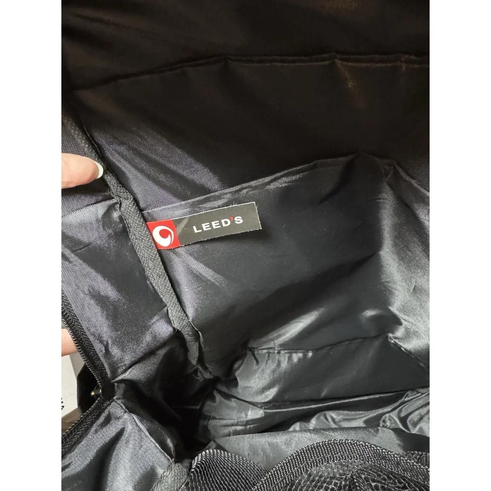Go Gurt Em Black Backpack Food Yogurt Kids Advertising Leed's Traveling Bag